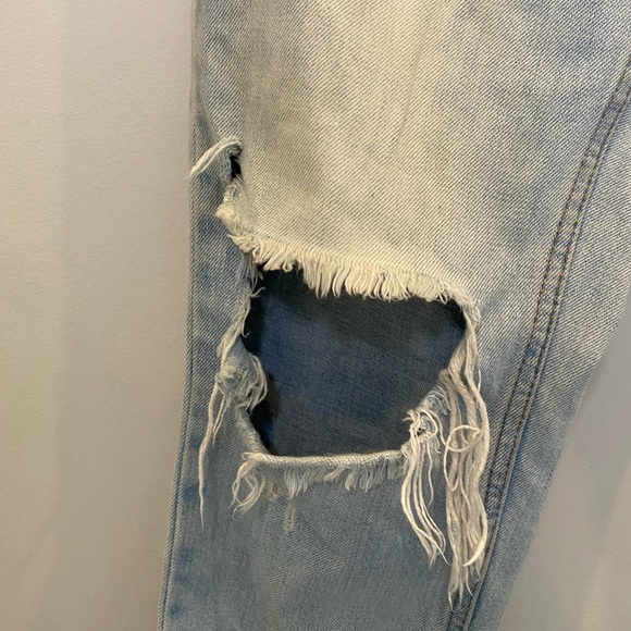 Topshop Cropped Mom Jeans-size 28 - Picture 5 of 5